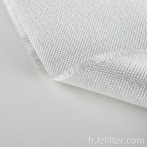 Tissu filtrant texturé en fibre de verre